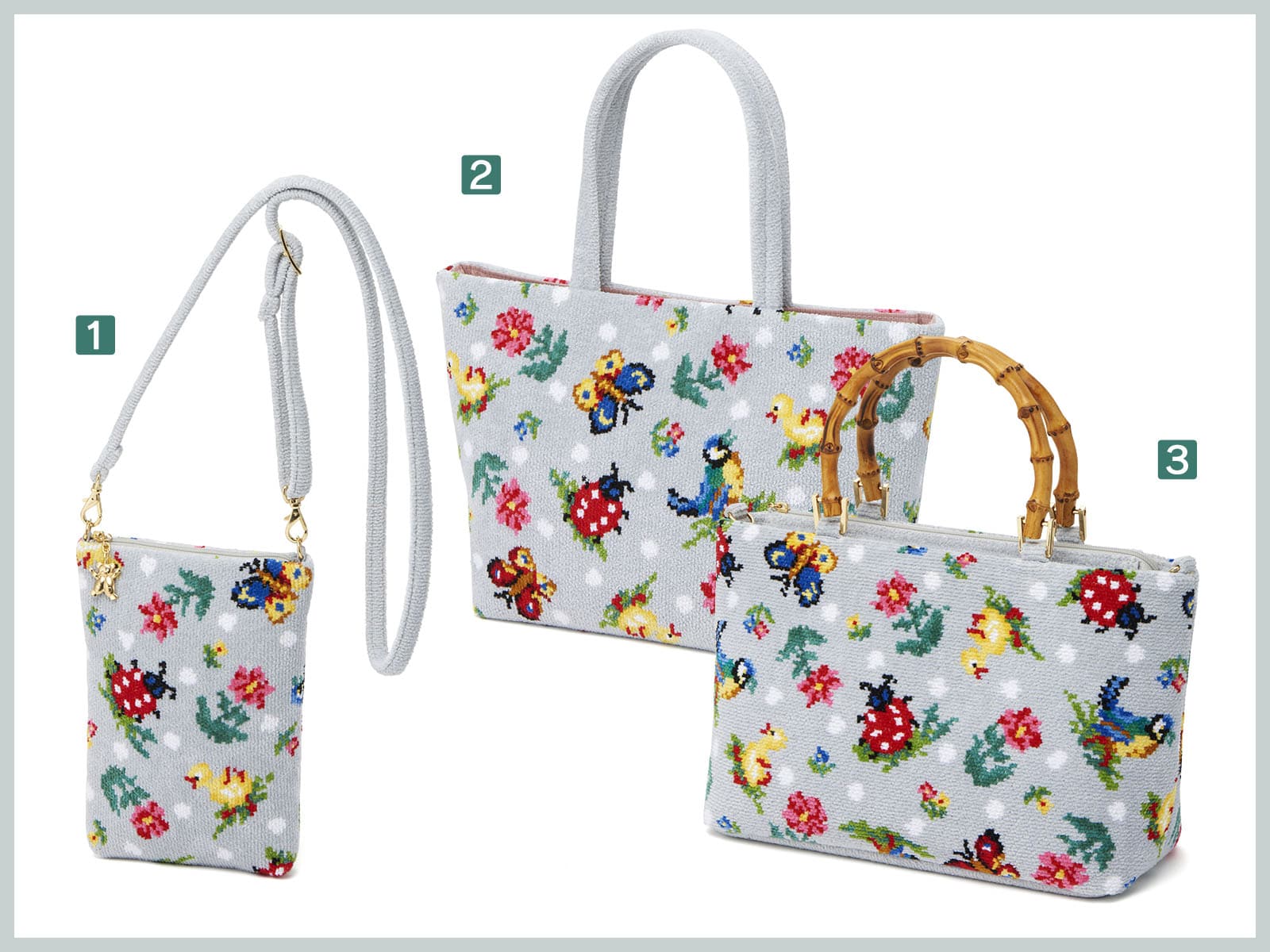 FEILER】ハイジチェック トートバッグ & ショルダーストラップ｜バッグ 