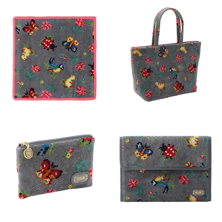 WEB限定】 フェイラー カードケース ハイジ グレー フラグメントケース 