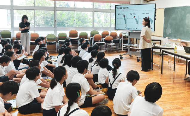 小学生共創プロジェクトの様子