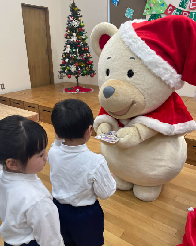 サンタサプライズの様子