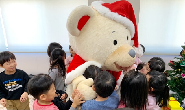 サンタサプライズの様子