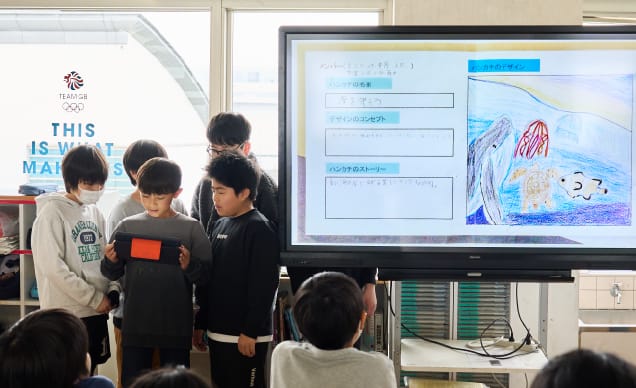 小学生共創プロジェクトの様子