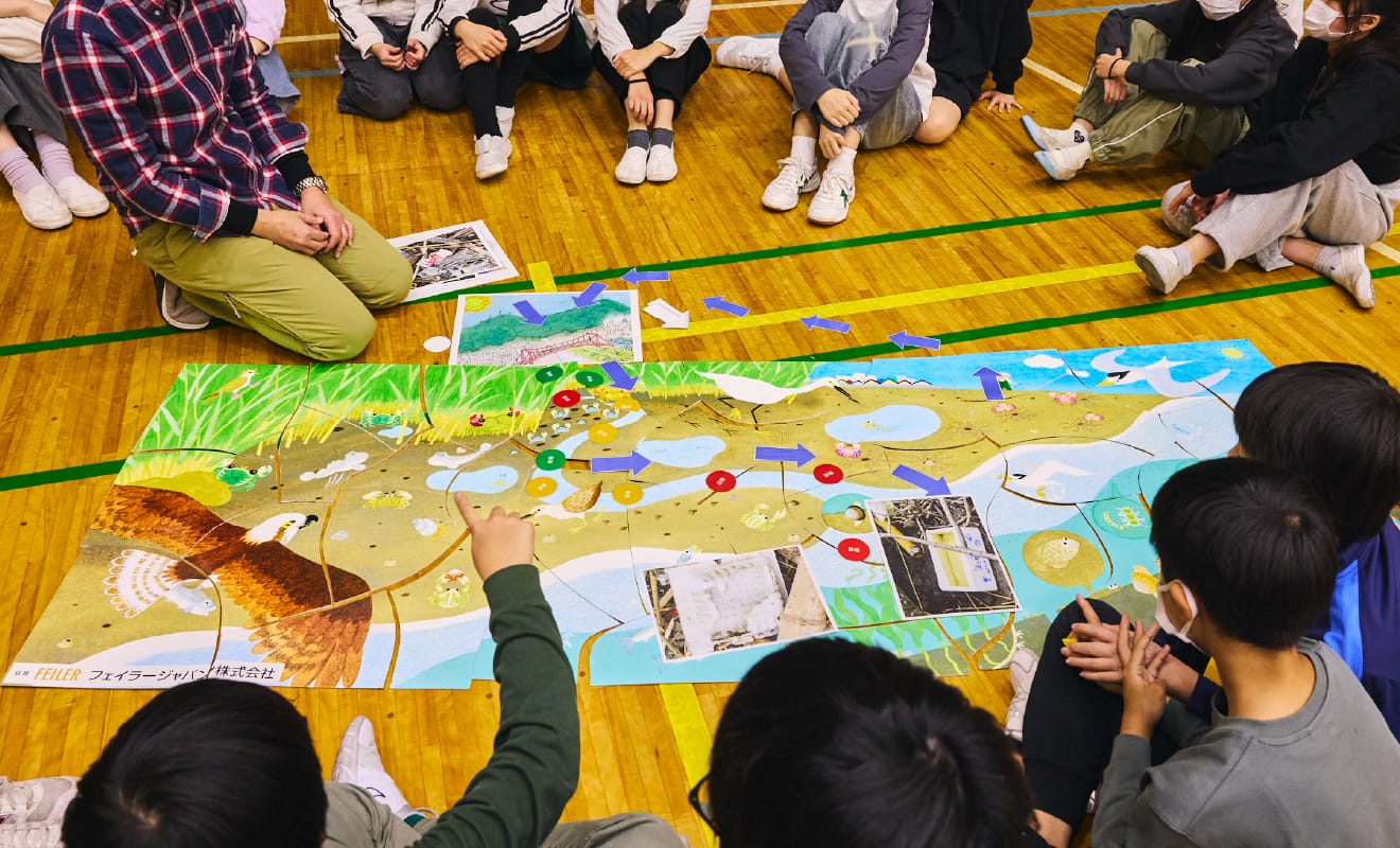 小学生共創プロジェクトの様子