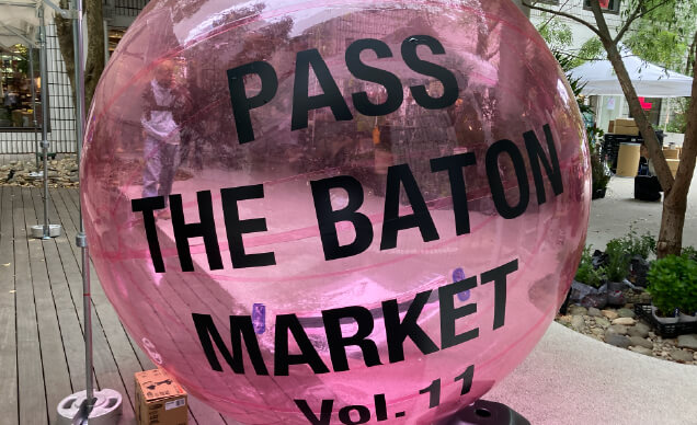 PASS THE BATON MARKETの様子