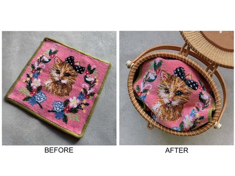 新品　フェイラー×ナンタケットバスケット コラボポーチ New England Nantucket Basket Association